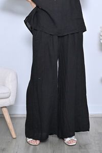 AE Luxe Wide Shirred Elastic Waistband Pants