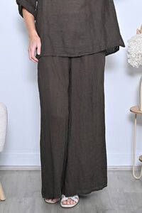 AE Luxe Wide Shirred Elastic Waistband Pants