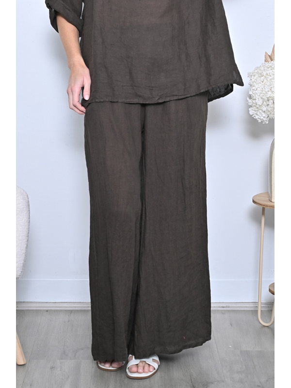 AE Luxe Wide Shirred Elastic Waistband Pants
