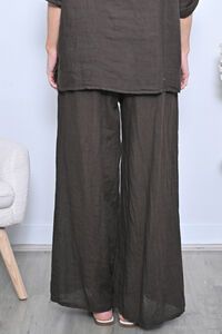 AE Luxe Wide Shirred Elastic Waistband Pants
