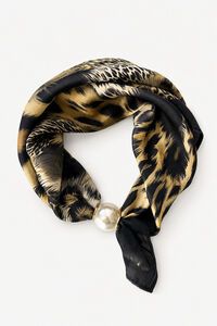 Antler Safari Blend Pearl Fasten Neck Tie