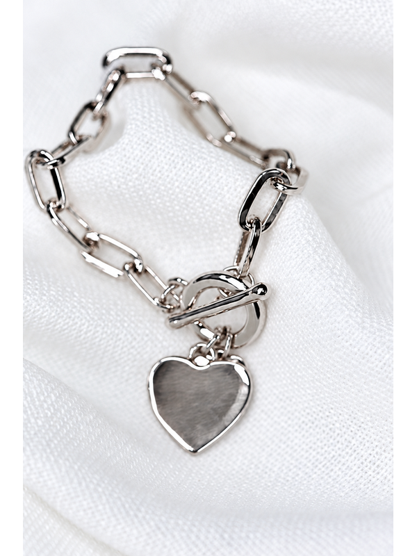 She Jewellery Heart Chain Bracelet