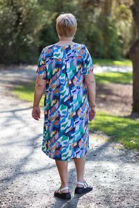 Foil Swing Back Dress