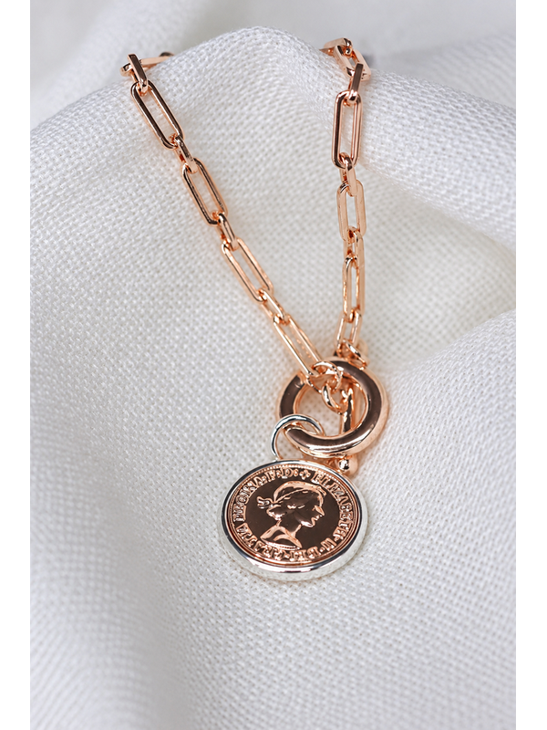She Jewellery Royal Coin Link Bracelet