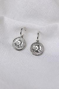 She Jewellery Royal Coin Earrings