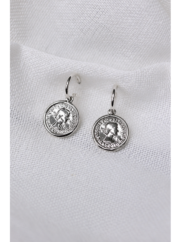 She Jewellery Royal Coin Earrings
