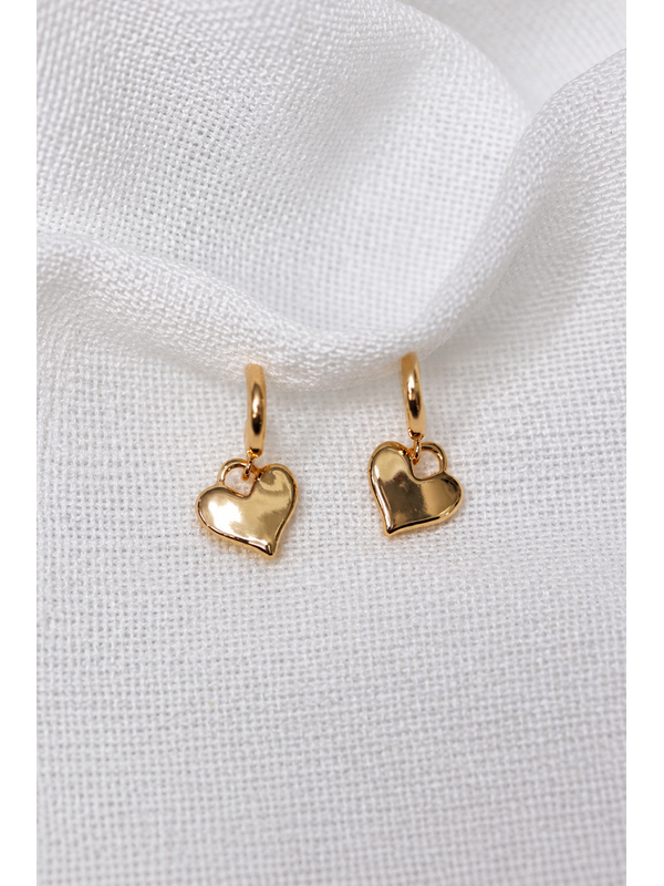 She Jewellery Heart Drop Earrings