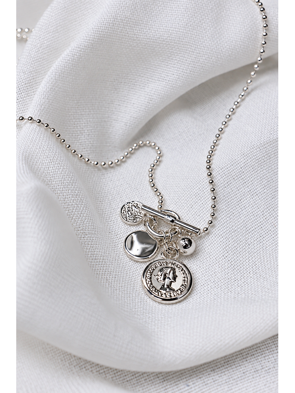 SHE Jewellery Charm Drop Necklace