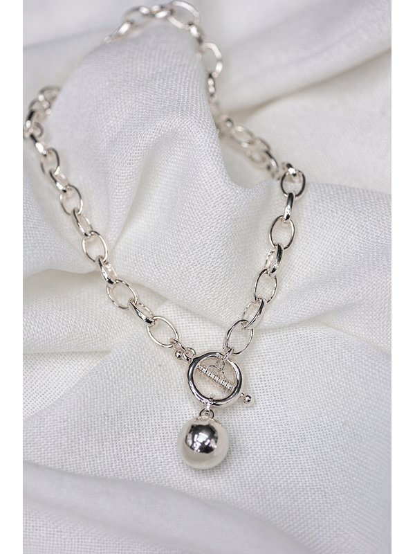 SHE Jewellery Halo Drop Necklace
