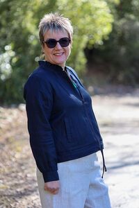 Foil Ruffle Neck Jacket