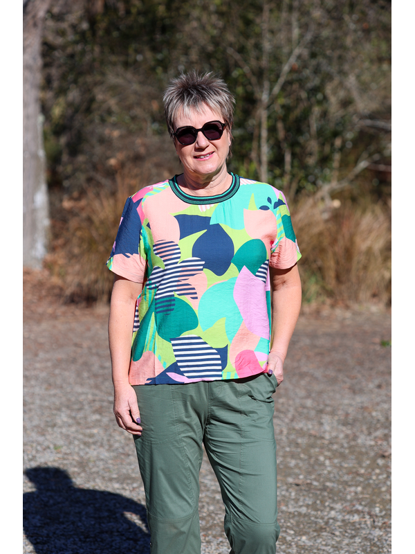 Foil Rib Vibes Top