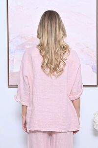 AE Luxe Linen Top with Necklace
