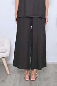AE Luxe Contrast Stitching Linen Pant