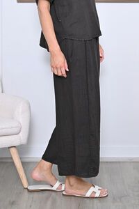 AE Luxe Contrast Stitching Linen Pant