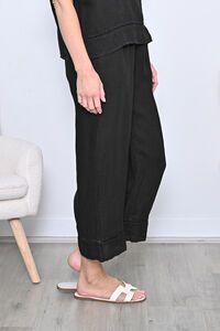 AE Luxe Crochet Bottom Linen Pant