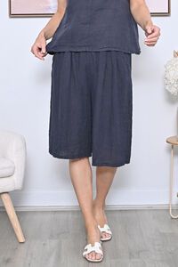 AE Luxe Knee Length Linen Short