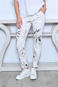 AE Luxe Daisy Crinkle Floral Pant