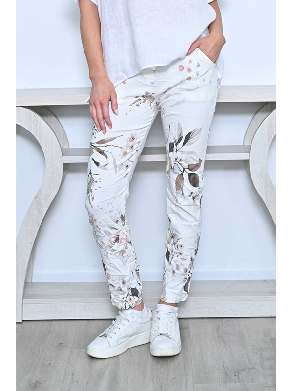 AE Luxe Daisy Crinkle Floral Pant