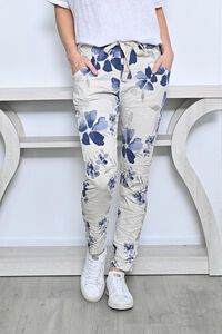 AE Luxe Georgia Floral Crinkle Pant