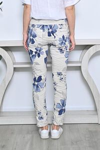 AE Luxe Georgia Floral Crinkle Pant