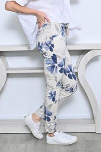 AE Luxe Georgia Floral Crinkle Pant