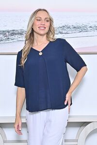 La Mode Open Layered Top