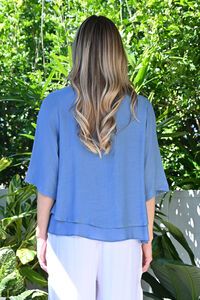 La Mode 3-4 Sleeve Layered Top