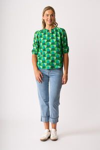 Memo Scoop Neck Blouse