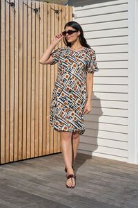 Preen Back Pleat Dress