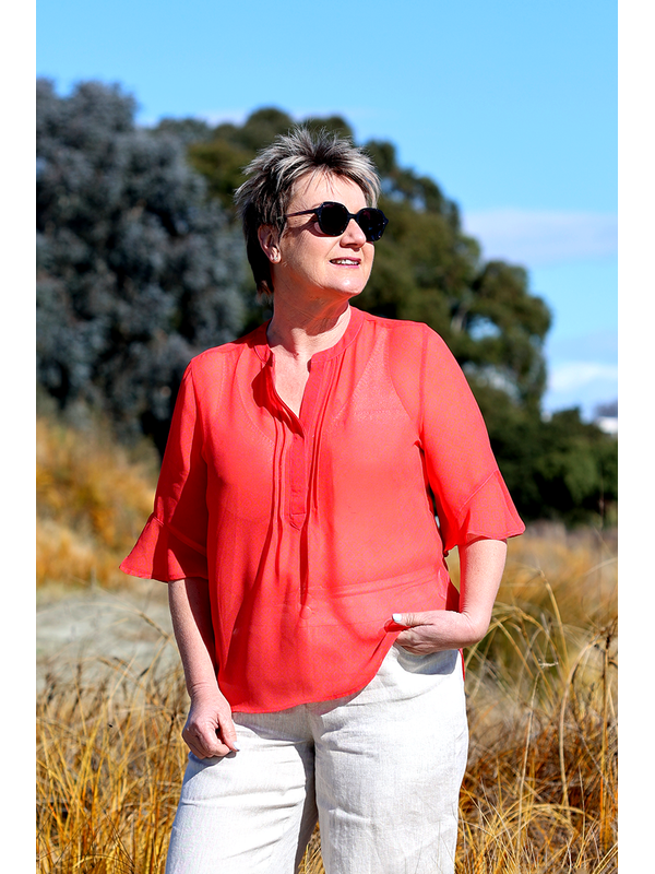 Memo Romantic Sleeve Blouse
