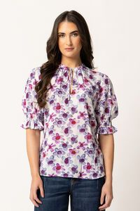 Leila + Luca Violet Bloom Honey Blouse
