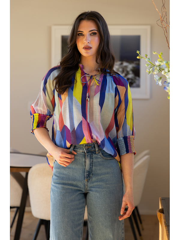 Leila + Luca Cosmic Sapphire Encourage Top