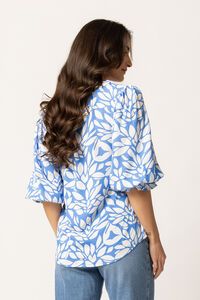 Seeking Lola Blue Lagoon Graceful Top