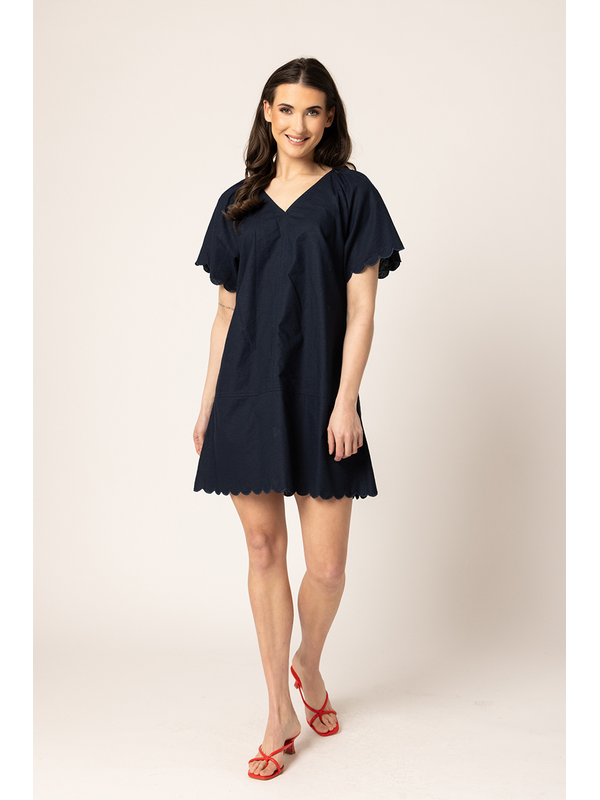 Seeking Lola Scallop Shortie Dress