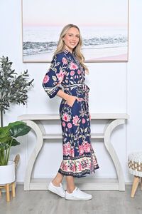 New U Midi Shirt Dress