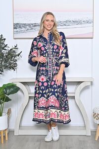 New U Midi Shirt Dress