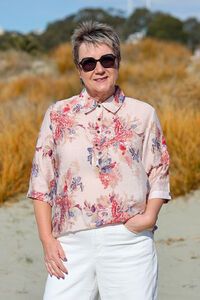 La Mode Floral Cotton Shirt