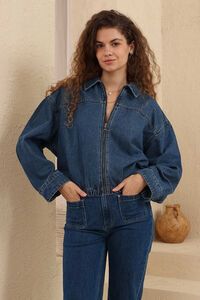 Iris Maxi Billie Denim Jacket