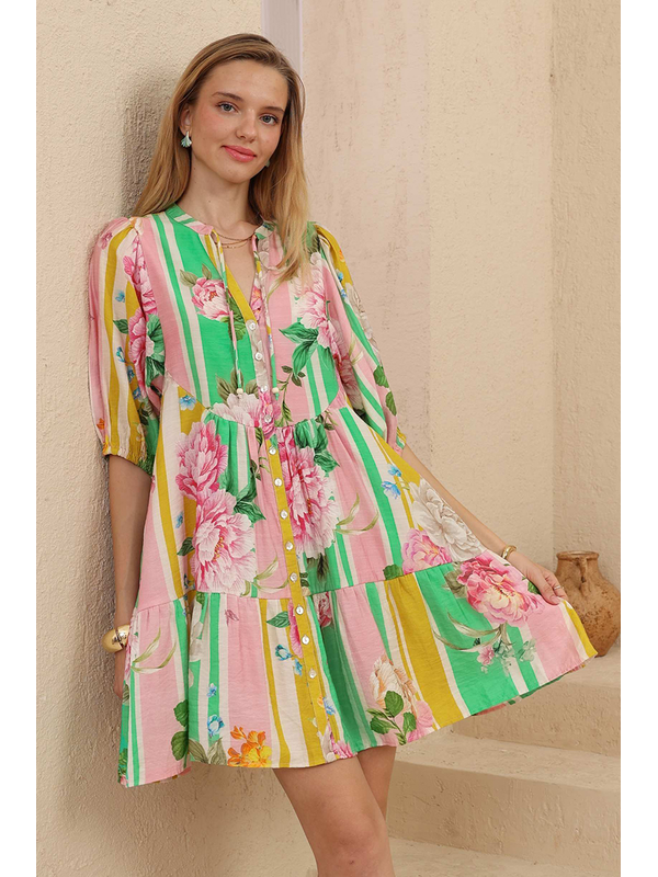 Iris Maxi Rosie Babydoll Dress