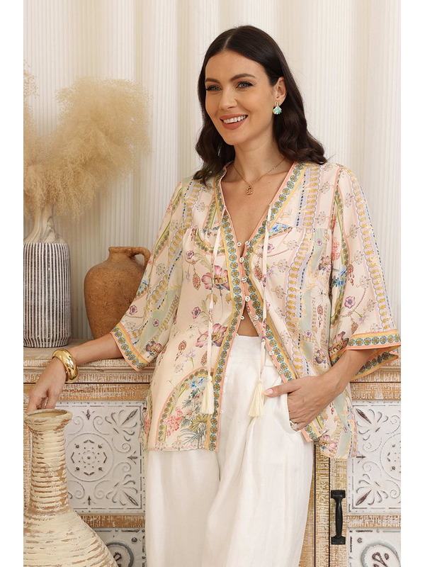 Iris Maxi Tallulah Kimono Top