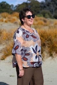 La Mode Double Layer Floral Top