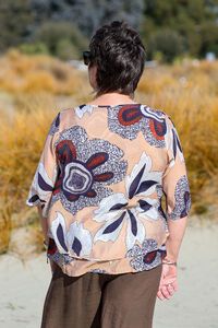La Mode Double Layer Floral Top