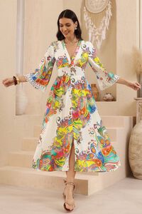 Iris Maxi Valentina Paisley Maxi Dress