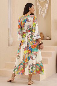 Iris Maxi Valentina Paisley Maxi Dress