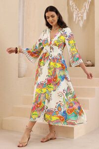Iris Maxi Valentina Paisley Maxi Dress