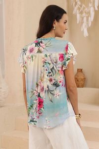 Iris Maxi Kalani Tropical Top