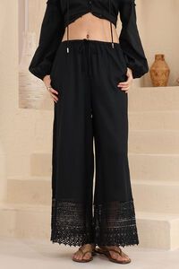 Iris Maxi Delphine Lace Hem Pant