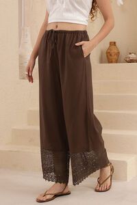 Iris Maxi Delphine Lace Hem Pant