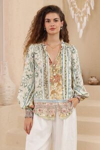 Iris Maxi Odette Botanical Shirt