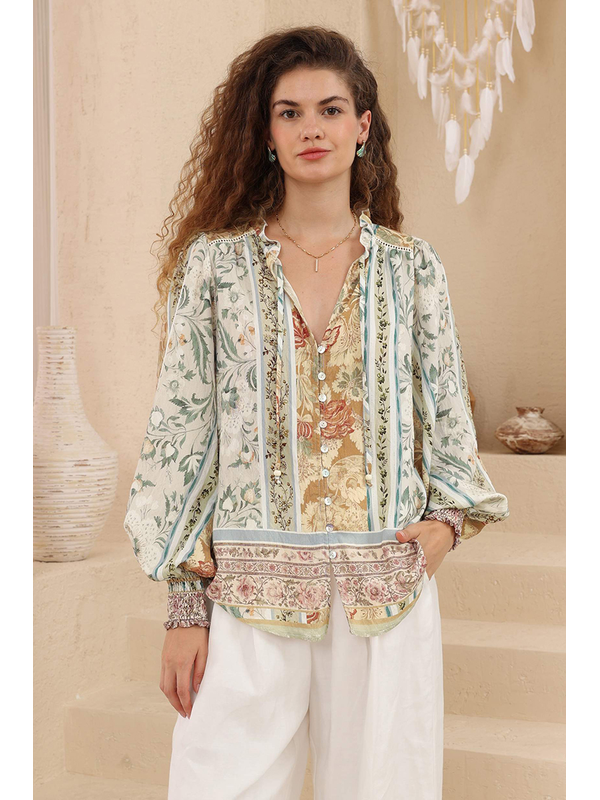 Iris Maxi Odette Botanical Shirt